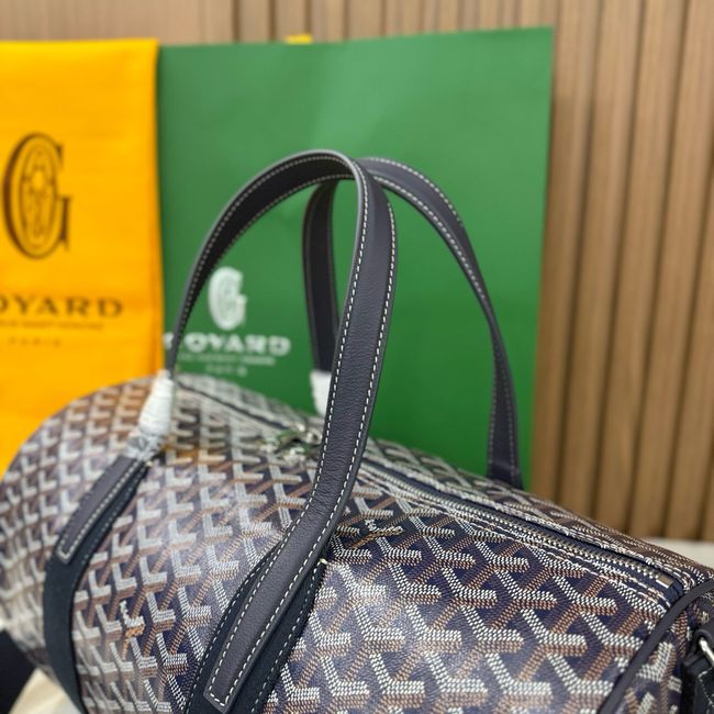 Goyard Goyardine canvas & Chevroches calfskin CL10P dark blue Goyard Goyardine canvas & Chevroches calfskin CL10P dark blue
