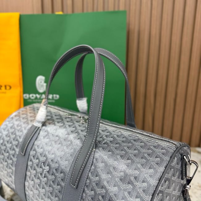 Goyard Goyardine canvas & Chevroches calfskin CL10P gray Goyard Goyardine canvas & Chevroches calfskin CL10P gray