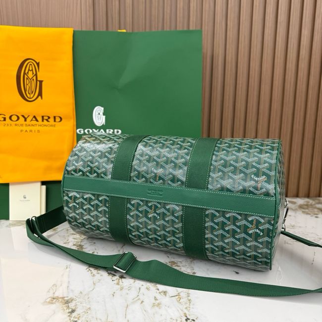 Goyard Goyardine canvas & Chevroches calfskin CL10P green Goyard Goyardine canvas & Chevroches calfskin CL10P green