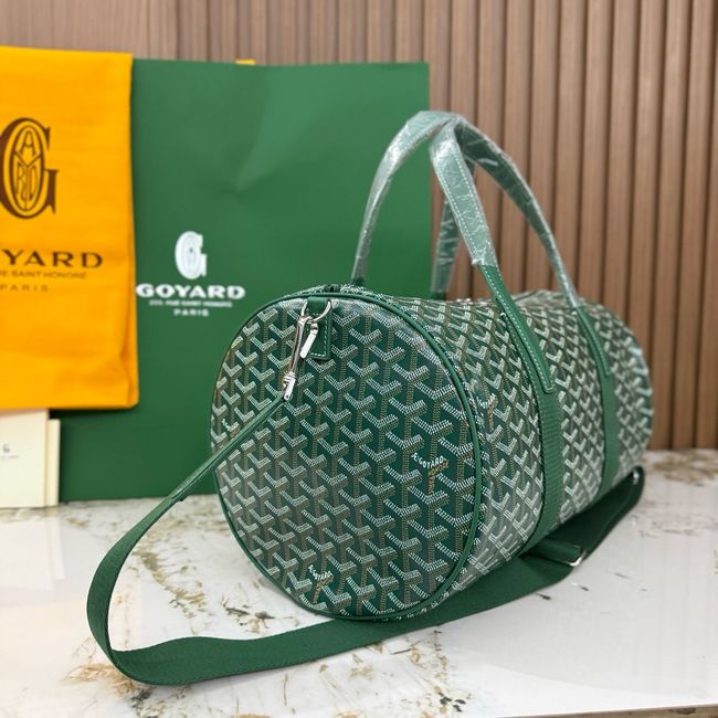 Goyard Goyardine canvas & Chevroches calfskin CL10P green Goyard Goyardine canvas & Chevroches calfskin CL10P green