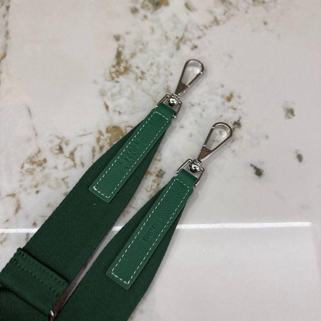 Goyard Goyardine canvas & Chevroches calfskin CL10P green Goyard Goyardine canvas & Chevroches calfskin CL10P green