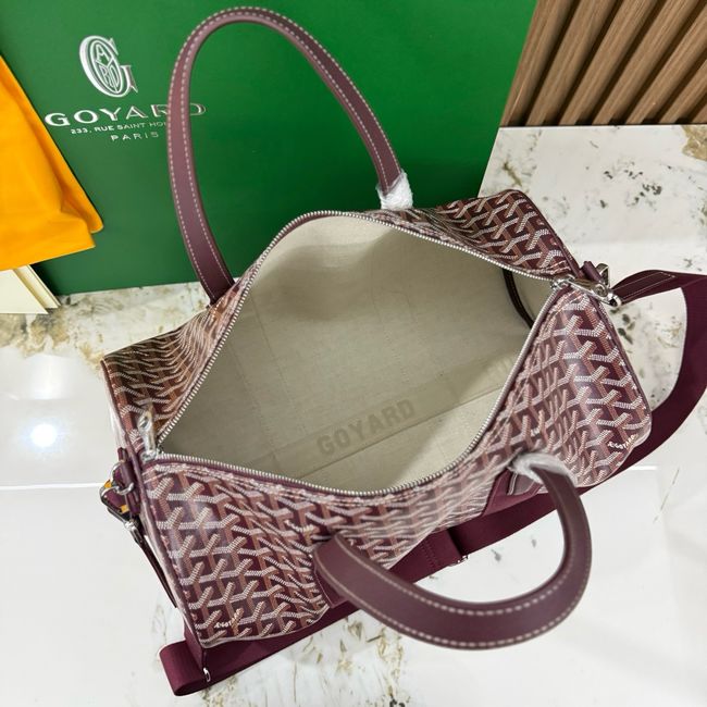 Goyard Goyardine canvas & Chevroches calfskin CL10P wine red Goyard Goyardine canvas & Chevroches calfskin CL10P wine red