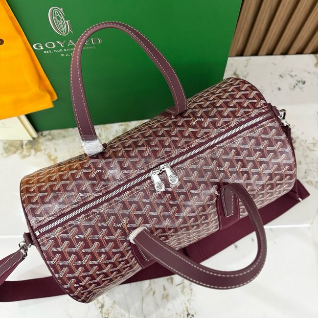 Goyard Goyardine canvas & Chevroches calfskin CL10P wine red Goyard Goyardine canvas & Chevroches calfskin CL10P wine red