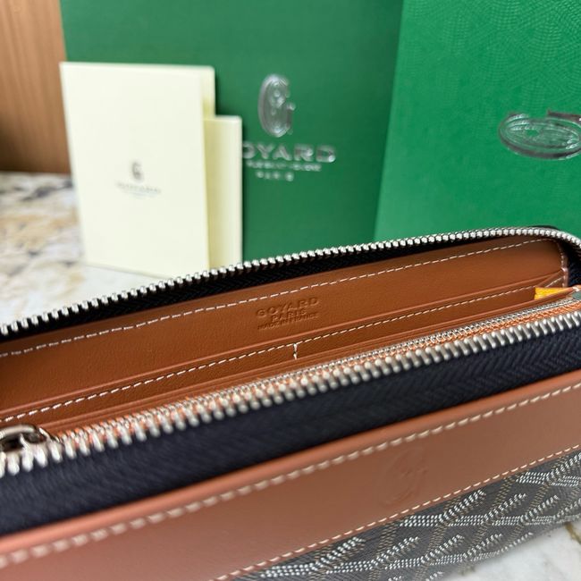 Goyard MATIGNON zip Wallet CL50P brown