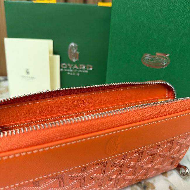 Goyard MATIGNON zip Wallet CL50P orange Goyard MATIGNON zip Wallet CL50P orange