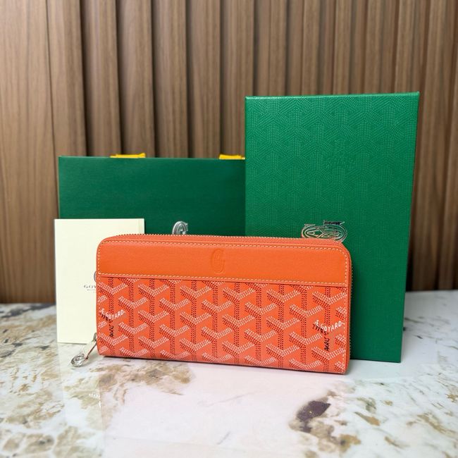 Goyard MATIGNON zip Wallet CL50P orange Goyard MATIGNON zip Wallet CL50P orange
