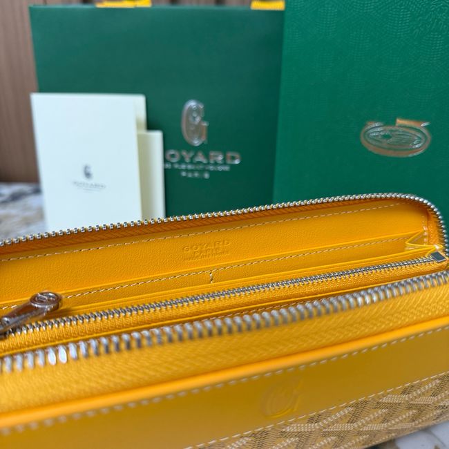 Goyard MATIGNON zip Wallet CL50P yellow Goyard MATIGNON zip Wallet CL50P yellow