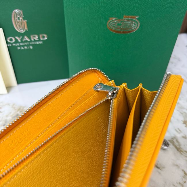 Goyard MATIGNON zip Wallet CL50P yellow Goyard MATIGNON zip Wallet CL50P yellow
