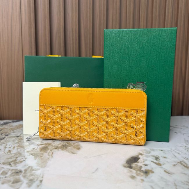 Goyard MATIGNON zip Wallet CL50P yellow Goyard MATIGNON zip Wallet CL50P yellow
