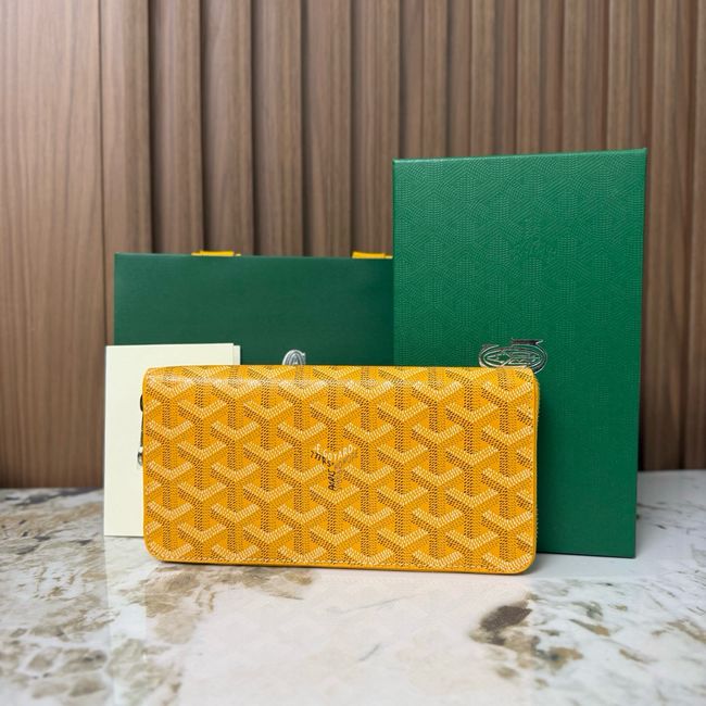 Goyard MATIGNON zip Wallet CL50P yellow Goyard MATIGNON zip Wallet CL50P yellow