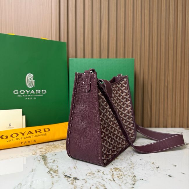 Goyard Musette crossbody bag CG08P Wine red
