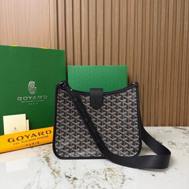 Goyard Musette crossbody bag CG08P black Goyard Musette crossbody bag CG08P black