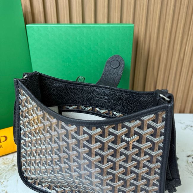Goyard Musette crossbody bag CG08P black Goyard Musette crossbody bag CG08P black