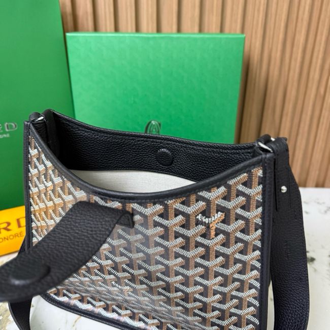 Goyard Musette crossbody bag CG08P black Goyard Musette crossbody bag CG08P black