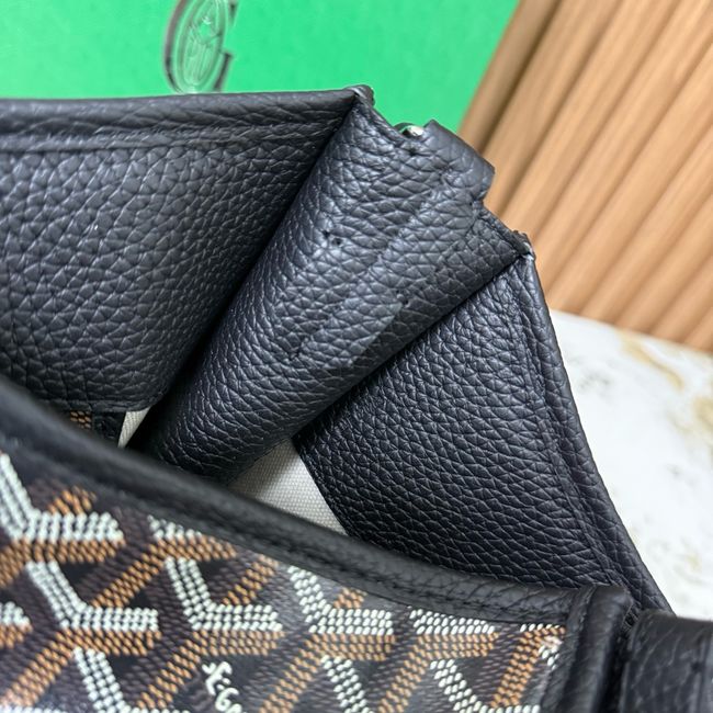 Goyard Musette crossbody bag CG08P black Goyard Musette crossbody bag CG08P black