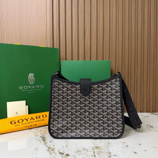 Goyard Musette crossbody bag CG08P black Goyard Musette crossbody bag CG08P black