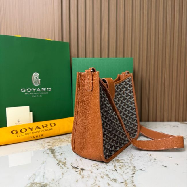 Goyard Musette crossbody bag CG08P brown Goyard Musette crossbody bag CG08P brown