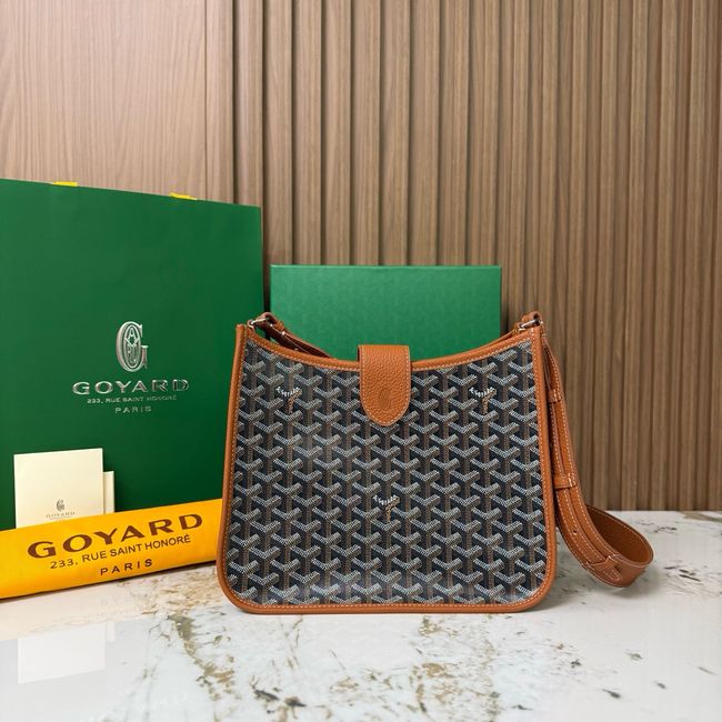 Goyard Musette crossbody bag CG08P brown Goyard Musette crossbody bag CG08P brown