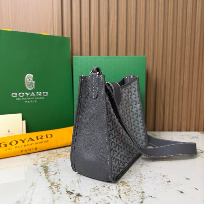 Goyard Musette crossbody bag CG08P dark gray Goyard Musette crossbody bag CG08P dark gray