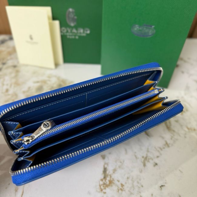 Goyard MATIGNON zip Wallet CL50P blue Goyard MATIGNON zip Wallet CL50P blue