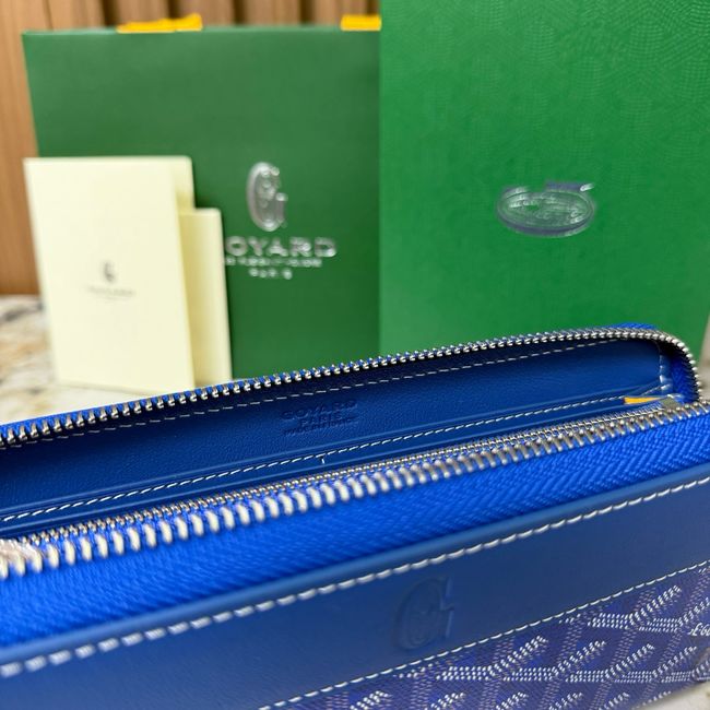 Goyard MATIGNON zip Wallet CL50P blue Goyard MATIGNON zip Wallet CL50P blue