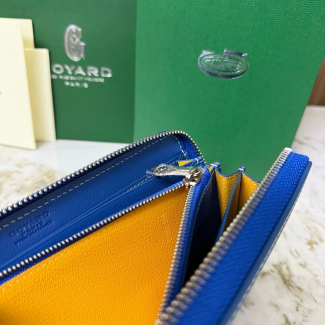 Goyard MATIGNON zip Wallet CL50P blue Goyard MATIGNON zip Wallet CL50P blue