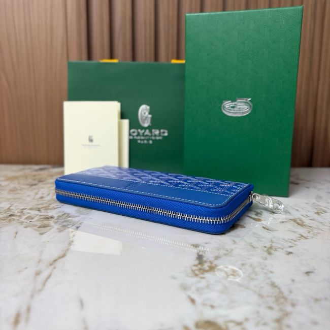 Goyard MATIGNON zip Wallet CL50P blue Goyard MATIGNON zip Wallet CL50P blue
