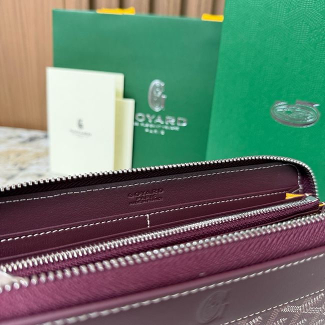 Goyard MATIGNON zip Wallet CL50P wine red Goyard MATIGNON zip Wallet CL50P wine red