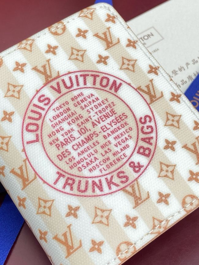 Louis Vuitton Charms Pocket Wallet M29058 Nude Pink Louis Vuitton Charms Pocket Wallet M29058 Nude Pink