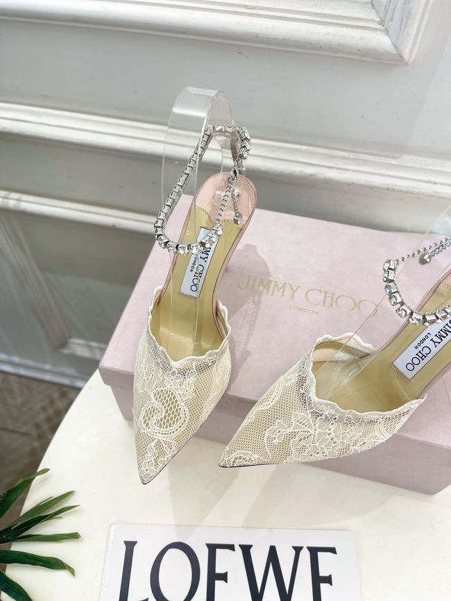 Jimmy Choo slingback pumps 8.5CM 65099-3