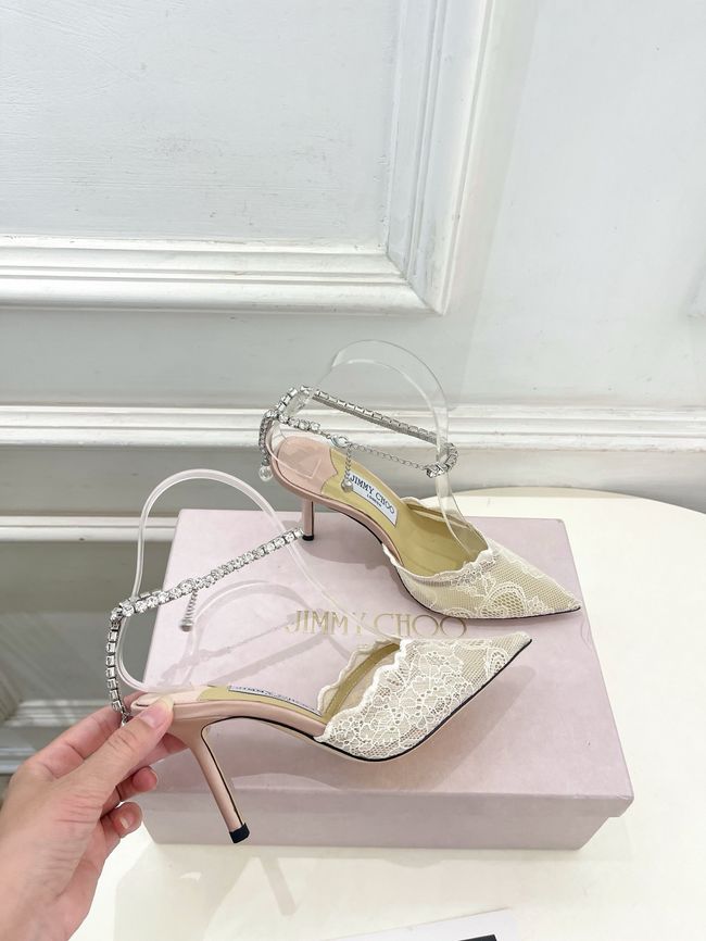 Jimmy Choo slingback pumps 8.5CM 65099-3