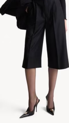 Saint Laurent LOUIS slingback pumps in patent leather and satin A001C-2