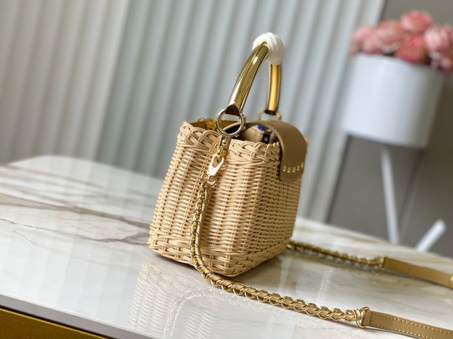 Louis Vuitton Capucines Mini M28544 Gold Louis Vuitton Capucines Mini M28544 Gold