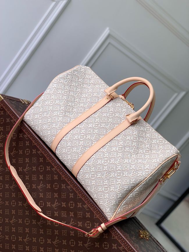 Louis Vuitton Keepall Bandouliere 45 M29670 Peuplier Beige Louis Vuitton Keepall Bandouliere 45 M29670 Peuplier Beige