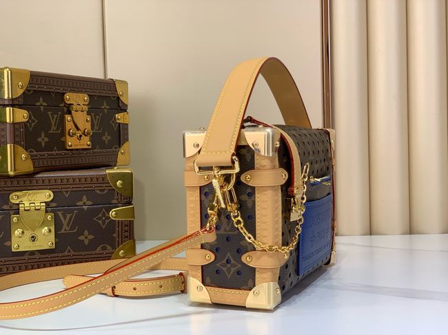 Louis Vuitton Side Trunk MM M28490 blue Louis Vuitton Side Trunk MM M28490 blue