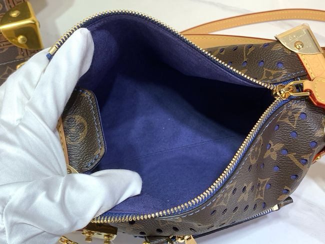 Louis Vuitton Side Trunk MM M28490 blue Louis Vuitton Side Trunk MM M28490 blue