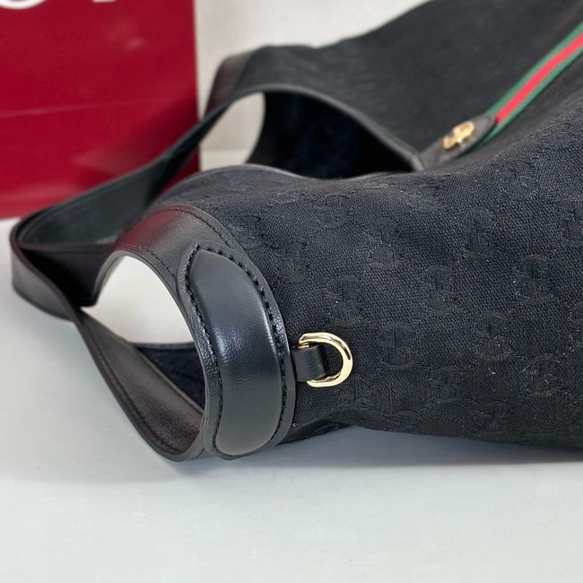 Gucci Giglio large tote bag GG canvas 853971 black