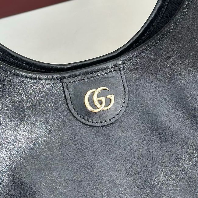 Gucci Giglio large tote bag soft glossy leather 853971 black Gucci Giglio large tote bag soft glossy leather 853971 black