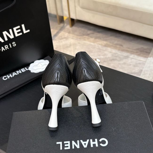 Chanel Lambskin Mary Janes high heels 8.5CM G47287-6