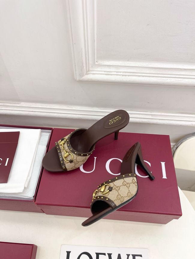 Gucci Womens slide sandal with Horsebit 853671-1