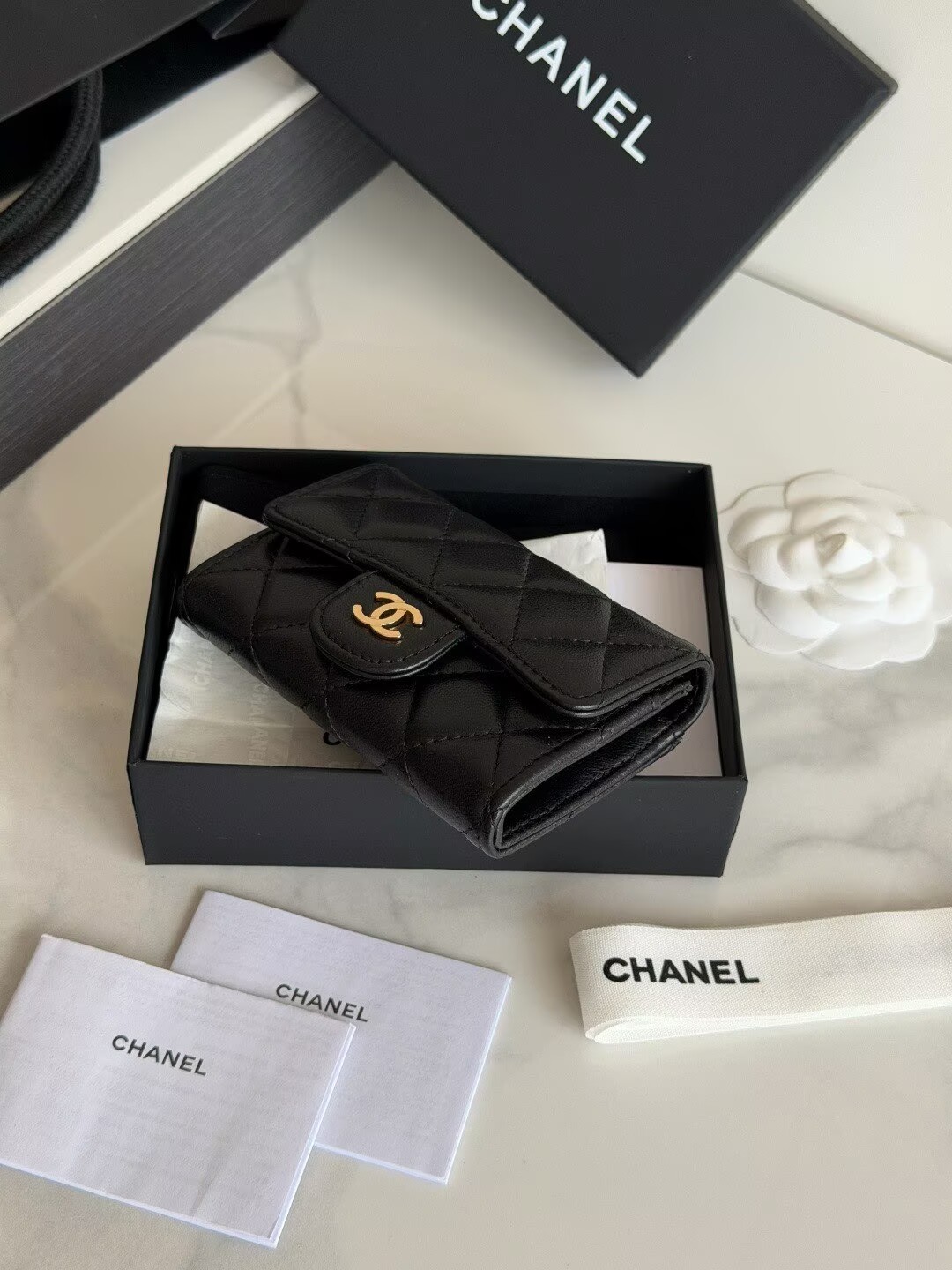 Chanel Original Leather Wallet AP264 Black Chanel Original Leather Wallet AP264 Black