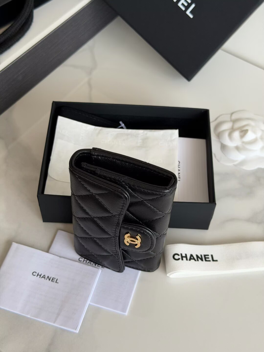 Chanel Original Leather Wallet AP264 Black Chanel Original Leather Wallet AP264 Black