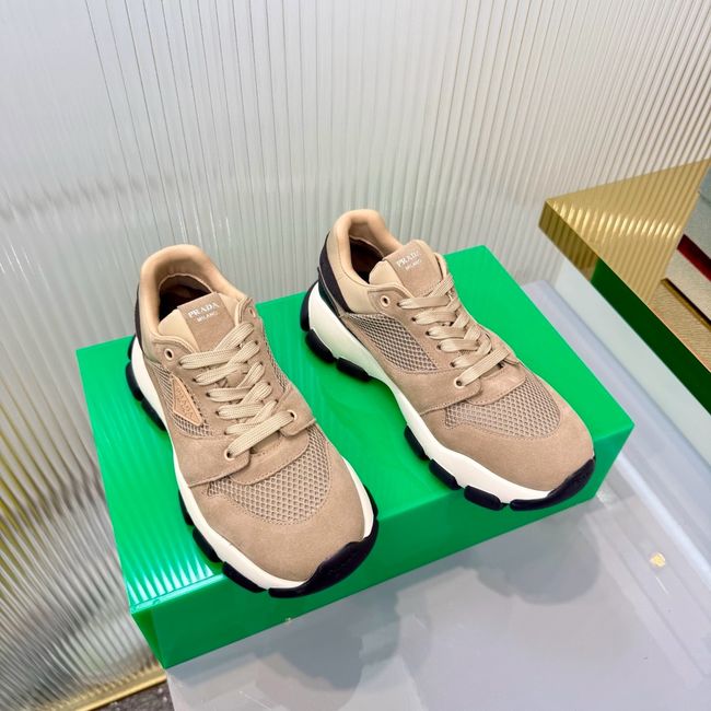Prada Mesh fabric and suede sneakers 1E506O-3