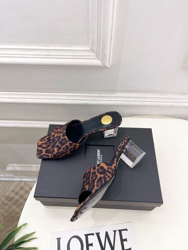 Saint Laurent SABRINA mules in TPU 5CM 64172-1