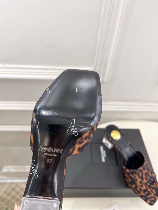 Saint Laurent SABRINA mules in TPU 5CM 64172-1