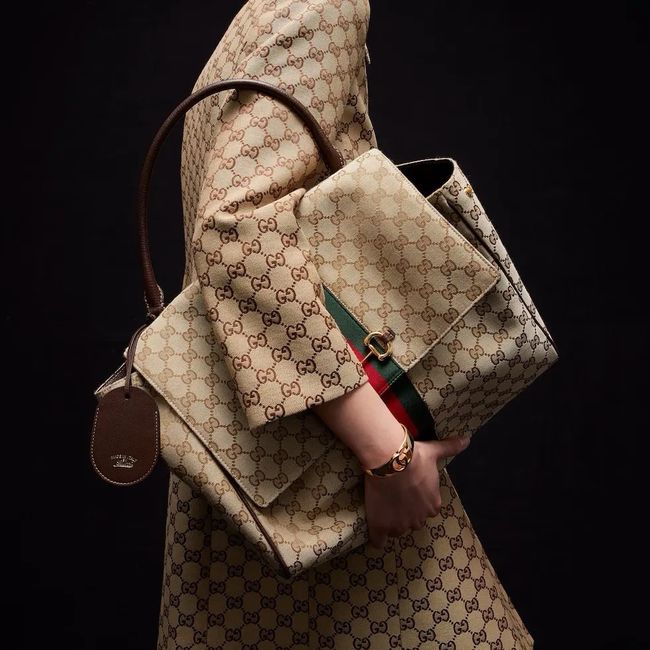 Gucci Paparazzo large top handle bag 875019 brown GG canvas Gucci Paparazzo large top handle bag 875019 brown GG canvas