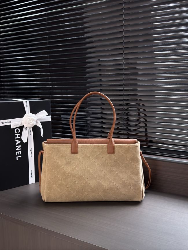 Chanel Shopping Bag AS6428 Dark Beige & camel Chanel Shopping Bag AS6428 Dark Beige & camel