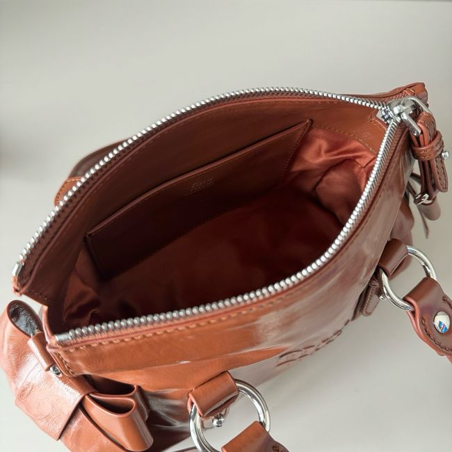 MIUMIU Patent leather bag 5BA336 rosewood color MIUMIU Patent leather bag 5BA336 rosewood color