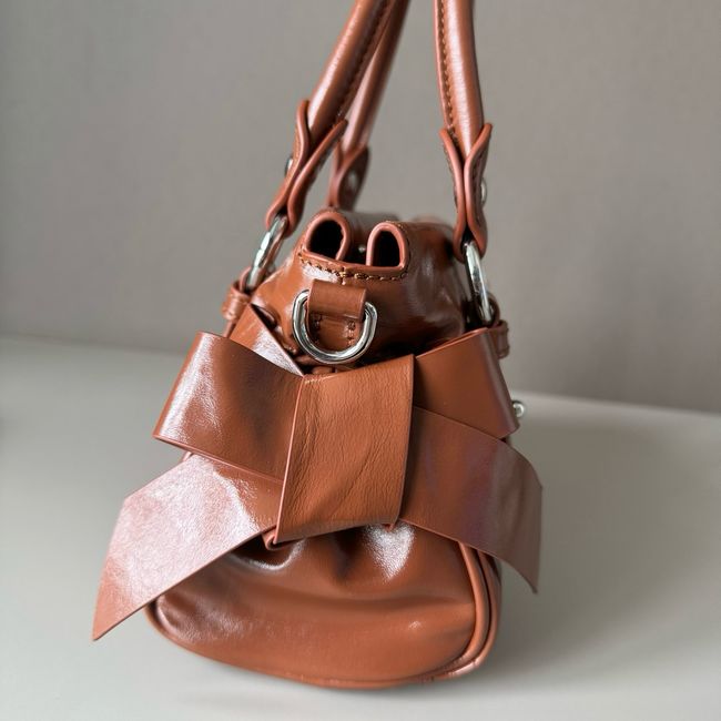 MIUMIU Patent leather bag 5BA336 rosewood color MIUMIU Patent leather bag 5BA336 rosewood color