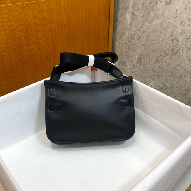 Hermes Jypsiere mini shoulder bag H088004 black &silver buckle Hermes Jypsiere mini shoulder bag H088004 black &silver buckle
